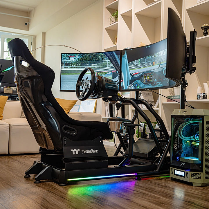 GR500 Racing Simulator Cockpit Snow – Thermaltake USA