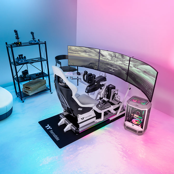 新品未開封 パルフェット PF658 スケルトントレーニングセットアップ XXL GF500 Flight Simulator Cockpit Snow – Thermaltake USA