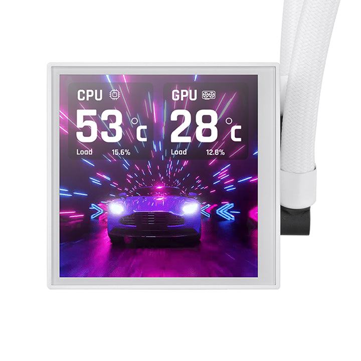 LB360 Ultra ARGB Sync AIO Liquid Cooler - Snow