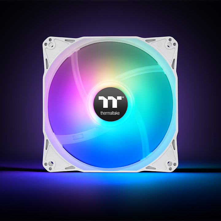 LE120 ARGB Sync PC Cooling Fan White (3-Fan Pack)