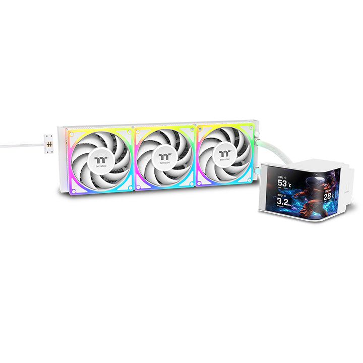 MAGCurve 360 Ultra ARGB Sync AIO Liquid Cooler - Snow Edition