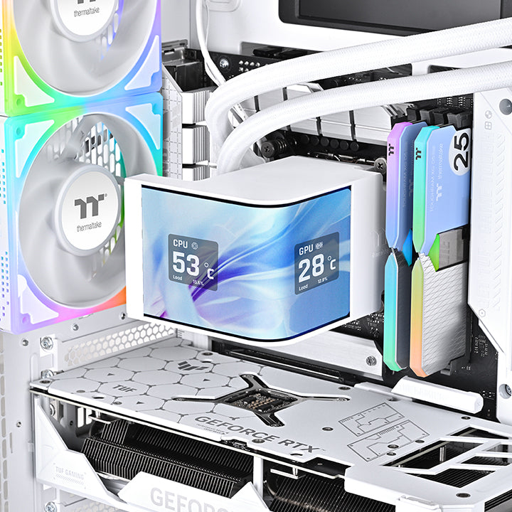 MAGCurve 360 Ultra ARGB Sync AIO Liquid Cooler - Snow Edition