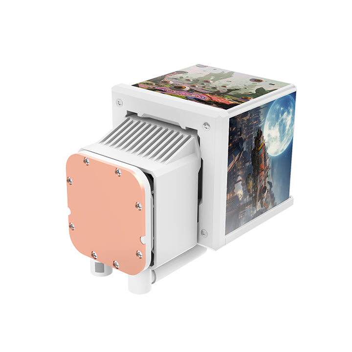 MINECUBE 360 Ultra ARGB Sync AIO Liquid Cooler - Snow Edition
