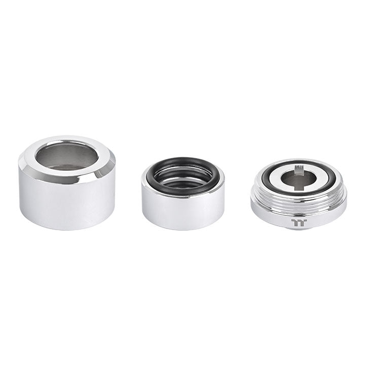 Pacific F-Pro Hard Tube 16mm OD Compression - Chrome – Thermaltake USA