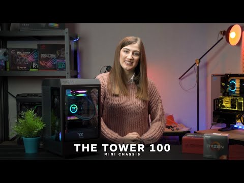 人気超激得Thermaltake The Tower 100 Snow Edition PCケース(自作PC用)
