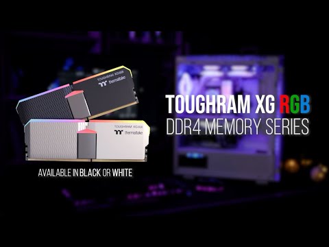 TOUGHRAM XG RGB Memory DDR4 3600MHz 32GB Kit (16G x2)-White