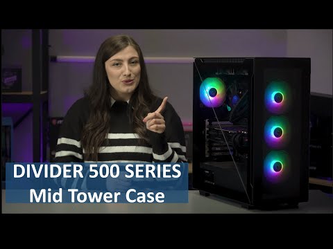 Divider 500 TG Air Snow Mid Tower Chassis – Thermaltake USA