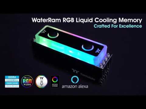 WaterRam RGB Liquid Cooling Memory DDR4 3200MHz 32GB (8GB x 4