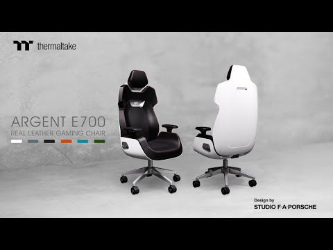 Thermaltake ARGENT E700 Real Leather Gaming Chair Flaming Orange