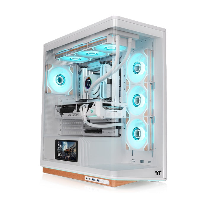 Stage 500 TG ARGB Snow Mid Tower Chassis