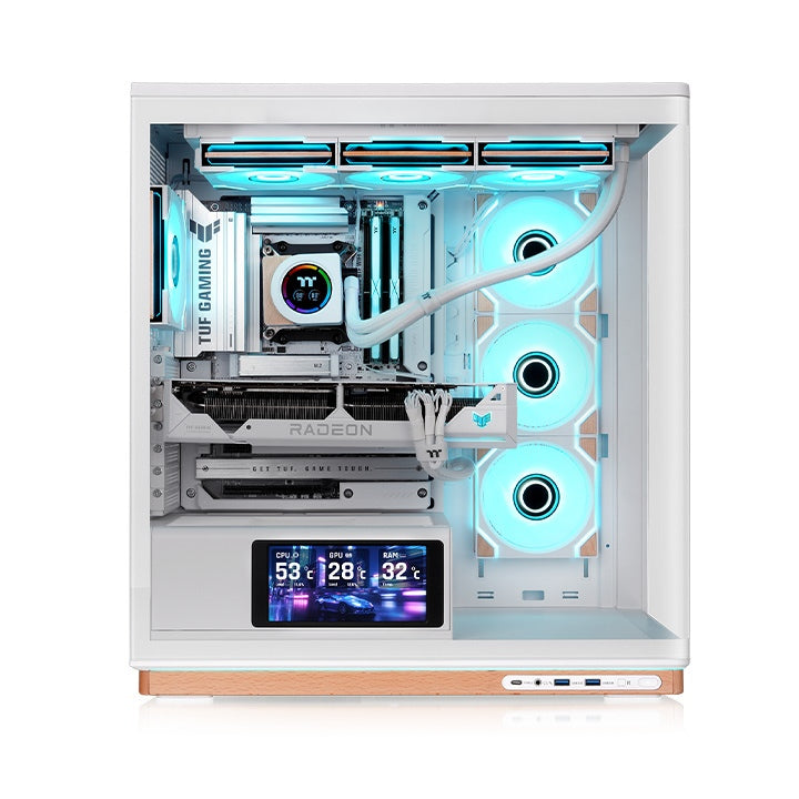 Stage 500 TG ARGB Snow Mid Tower Chassis