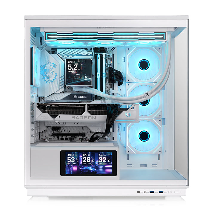 Stage 450 TG ARGB Snow Mid Tower Chassis