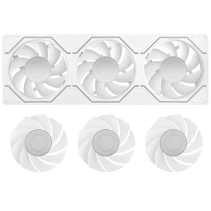SWAFAN 360 UNIFY ARGB Sync PC Cooling Fan - Snow