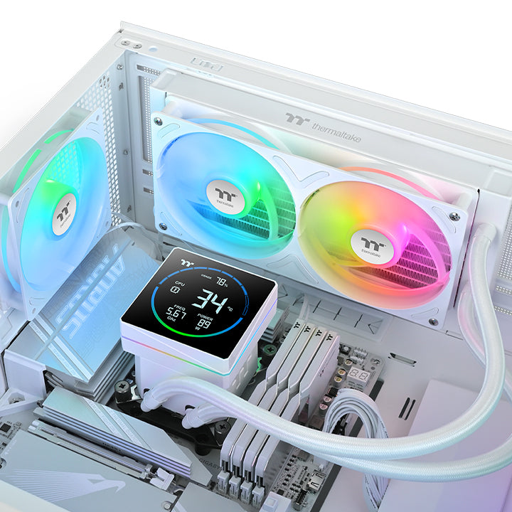 TH240-S V3 ARGB Sync AIO Liquid Cooler - Snow Edition