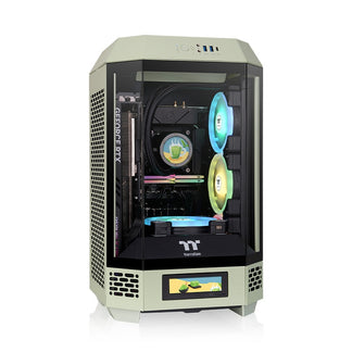 The Tower 250 Matcha Green Mini Tower Chassis – Thermaltake USA