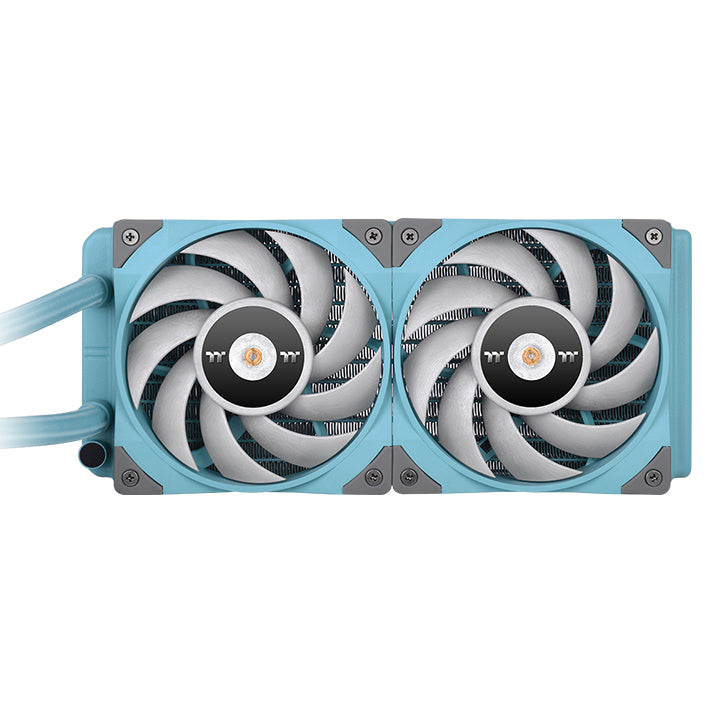 Water Cooler Thermaltake TOUGHLIQUID 240 ARGB Sync Turquoise AIO 2x120mm - CL-W319-PL12TQ-A