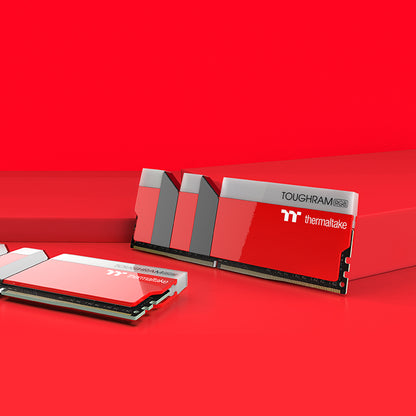 TOUGHRAM RGB Memory DDR4 3600MHz 16GB (8GB x2)-Racing Red