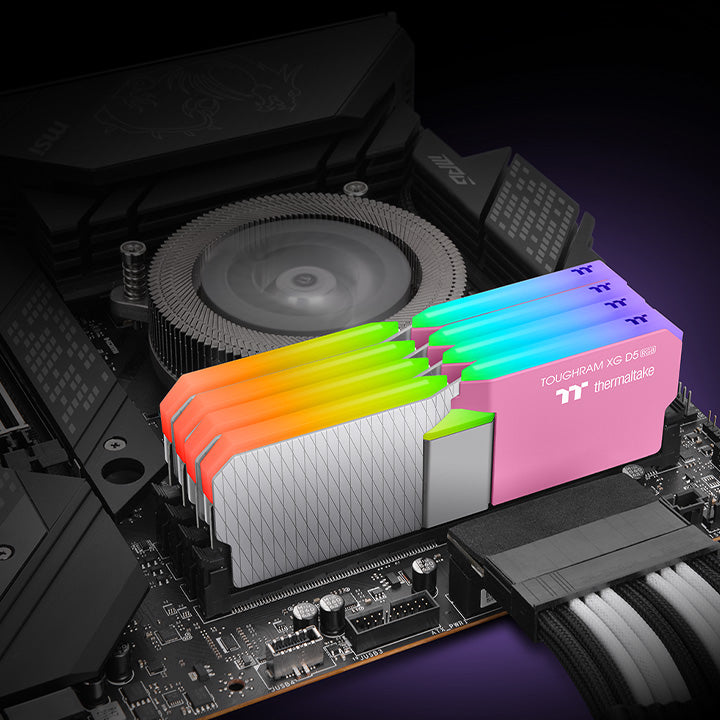 TOUGHRAM XG RGB D5 Memory DDR5 6000MT/s 32GB (16GB x2) –  Bubble Pink