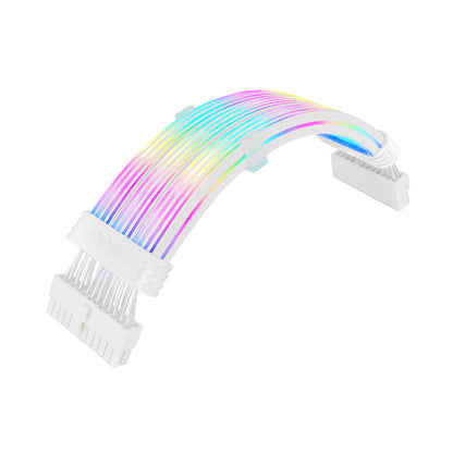 Tt Mod 24 pin ARGB Snow Cable, Illuminated Extension Cable