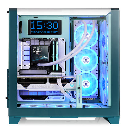View 390 Air Transformative Teal Mid Tower Chassis