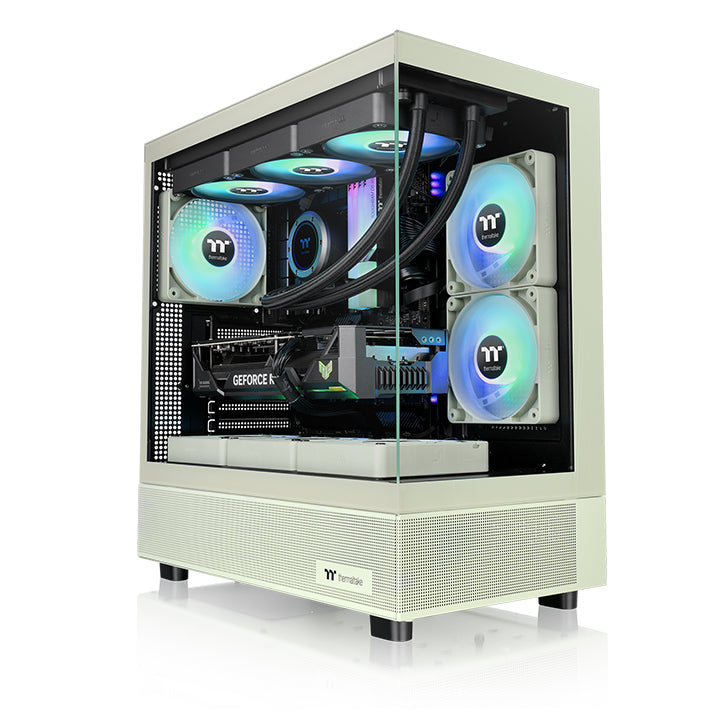 View 270 TG ARGB Matcha Green Mid Tower Chassis – Thermaltake USA