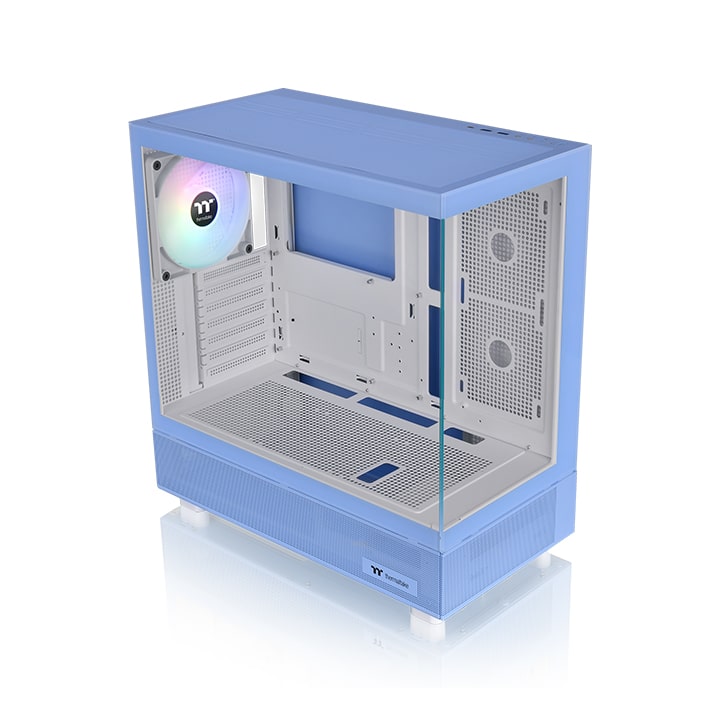 View 270 TG ARGB Hydrangea Blue Mid Tower Chassis – Thermaltake USA