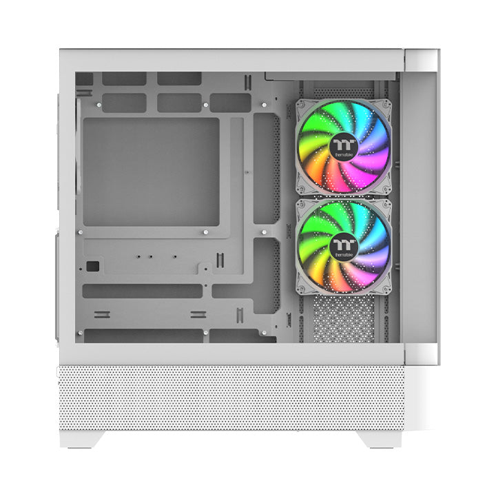 View 290 TG ARGB Snow Mid Tower Chassis – Thermaltake USA