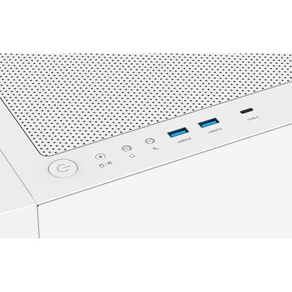 View 290 TG ARGB Snow Mid Tower Chassis