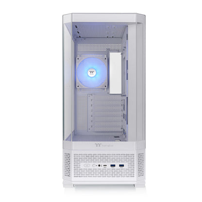 View 370 TG ARGB Snow Mid Tower Chassis