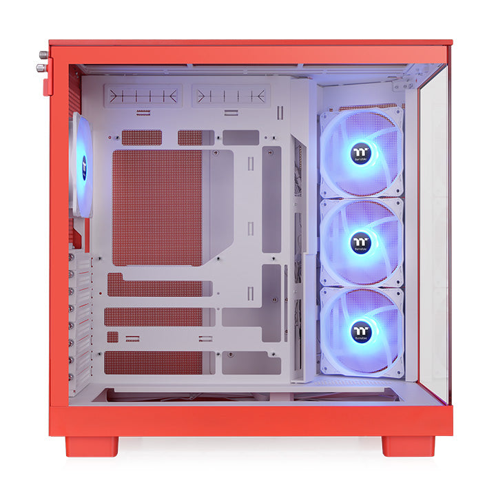View 380 XL TG ARGB Flaming Orange Mid Tower Chassis