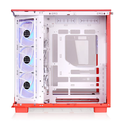 View 380 XL TG ARGB Flaming Orange Mid Tower Chassis