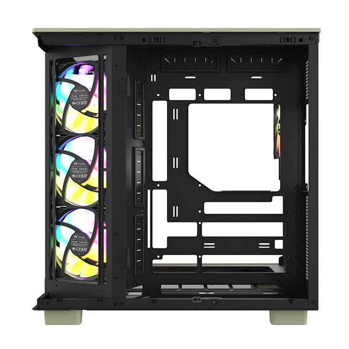 View 380 XL WS ARGB Matcha Green Mid Tower Chassis