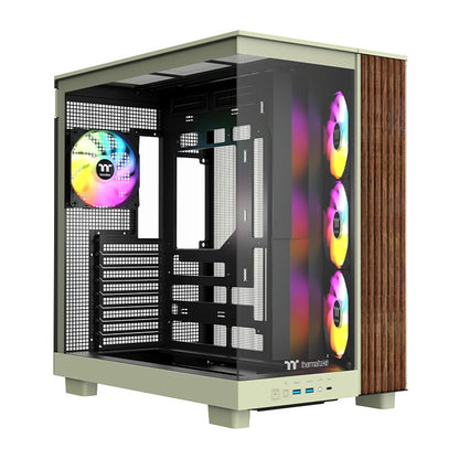 View 380 XL WS ARGB Matcha Green Mid Tower Chassis