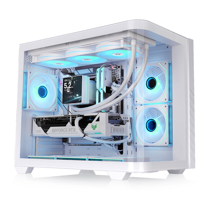 Vision 330 CR ARGB Snow Mid Tower Chassis – Thermaltake USA
